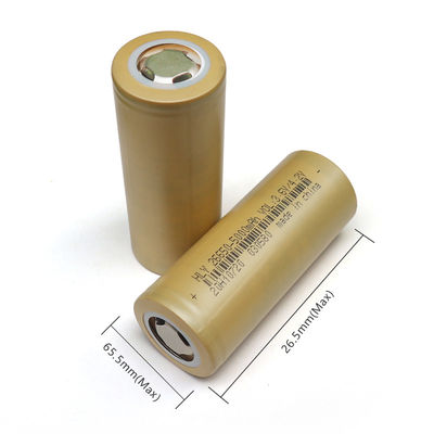 CE NCM লিথিয়াম আয়ন ব্যাটারি 5000mAh 26650 হাই পাওয়ার ডেনসিটি লিথিয়াম আয়ন ব্যাটারি