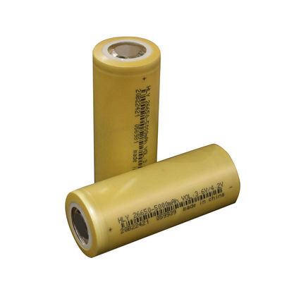 26650 5000mAh 3.6V ছোট নলাকার ব্যাটারি সেল বৈদ্যুতিক মোটরসাইকেলের জন্য হালকা