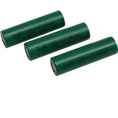 বৈদ্যুতিক যানবাহনের জন্য NCM নলাকার 3.7V 2500Mah 18650 লিথিয়াম আয়ন ব্যাটারি সেল