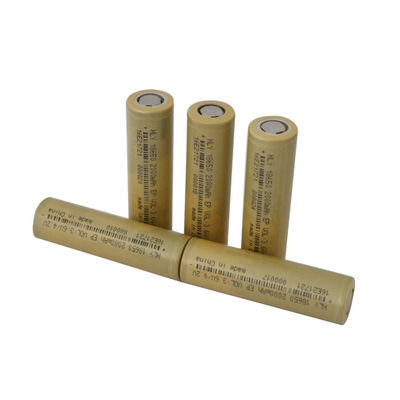 রিচার্জেবল 2000mah লিথিয়াম আয়ন সেল, 3.6V 18650 লিথিয়াম ব্যাটারি