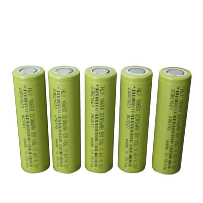 ইলেকট্রিক বাইকের জন্য HLY রিচার্জেবল নলাকার 2200mah 18650 ব্যাটারি