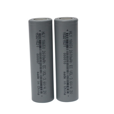 HLY উচ্চ ক্ষমতা 18650 ব্যাটারি 2600mAh 3.6V রিচার্জেবল লিথিয়াম আয়ন ব্যাটারি