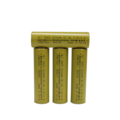 3.6 ভোল্ট 18650 2200mah সুপার রিচার্জেবল লি আয়ন ব্যাটারি উচ্চ ক্ষমতা