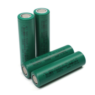 লং সাইকেল 3.6V 2500mah রিচার্জেবল লিথিয়াম আয়ন ব্যাটারি সেল 18650 হাই পাওয়ার RoHS