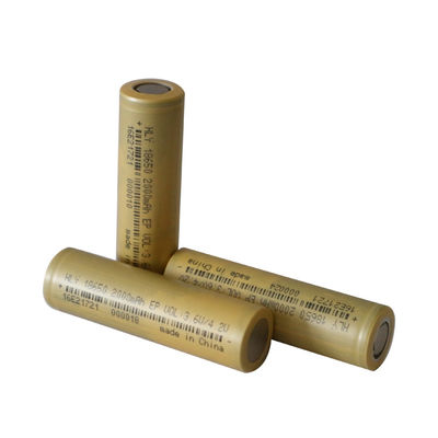 উজ্জ্বল টর্চলাইটের জন্য মোবাইল পাওয়ার 2000mah 18650 ব্যাটারি রিচার্জেবল UN38.3
