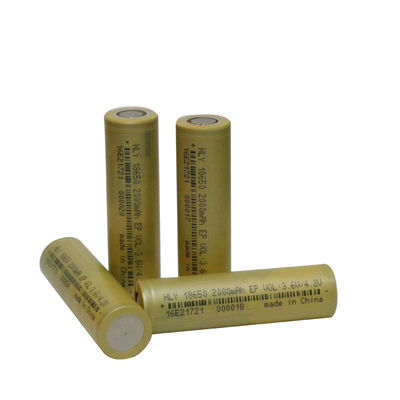 বৈদ্যুতিক রিকশার জন্য লিথিয়াম আয়ন সেল 3.6V 18650 2000mah ব্যাটারি