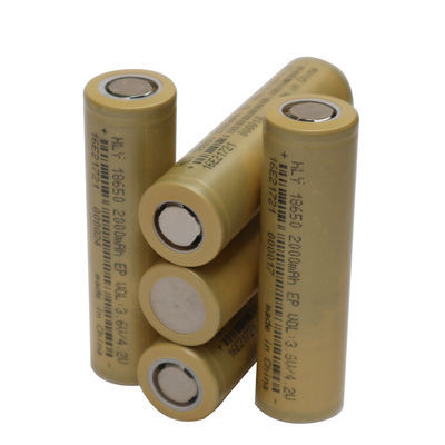 ভ্যাকুয়াম ক্লিনারের জন্য 3.6V উচ্চ ক্ষমতা 2200mah 18650 রিচার্জেবল লিথিয়াম ব্যাটারি