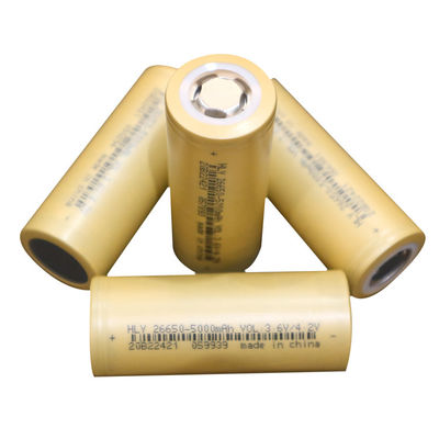 বৈদ্যুতিক স্কুটারের জন্য 26650 5000mAh 3.6v রিচার্জেবল লি আয়ন ব্যাটারি সেল