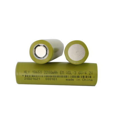 লাইটওয়েট রিচার্জেবল লিথিয়াম আয়ন 2200mah 18650 ব্যাটারি সেল UN38.3 HLY