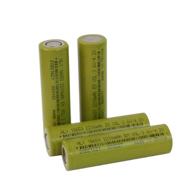 লাইটওয়েট রিচার্জেবল লিথিয়াম আয়ন 2200mah 18650 ব্যাটারি সেল UN38.3 HLY