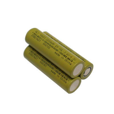 হাই পাওয়ার 2200mah 18650 ব্যাটারি 3.6 ভোল্ট লিথিয়াম আয়ন ব্যাটারি 500 সাইকেল