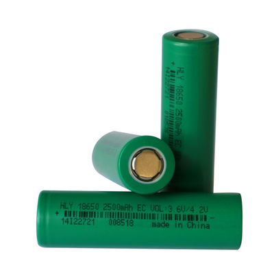 বৈদ্যুতিক যানবাহনের জন্য উচ্চ হার 3.6v 2500mah লিথিয়াম আয়ন ব্যাটারি