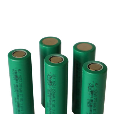 বৈদ্যুতিক পাওয়ার সিস্টেমের জন্য 3.6v 2500mAh 18650 লি আয়ন ব্যাটারি সেল