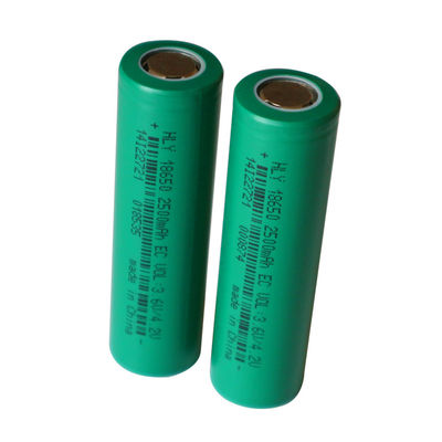 পাওয়ার টুলের জন্য রিচার্জেবল Li Ion 3.6v 18650 ব্যাটারি 2500Mah