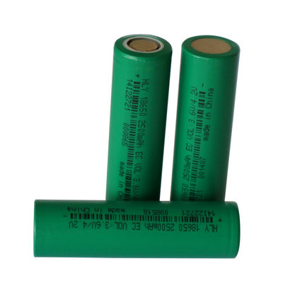 বৈদ্যুতিক সাইকেল / স্কুটারের জন্য NCM 3.6V 2500mah 18650 ব্যাটারি সেল