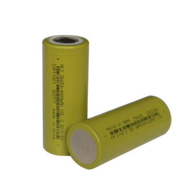 সৌর আলোর জন্য 4000mAh 26650 উচ্চ ক্ষমতা 3.2 ভোল্ট রিচার্জেবল ব্যাটারি