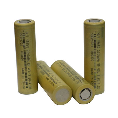 সোলার লাইটের জন্য উচ্চ হার 3.6V 2000mAh 18650 রিচার্জেবল ব্যাটারি প্রতিস্থাপন