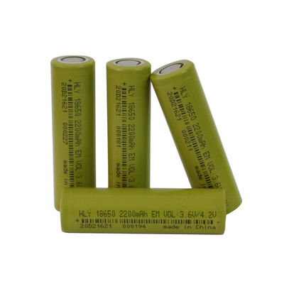 রিচার্জেবল 18650 3.6v 2200mah লিথিয়াম ব্যাটারি পাওয়ার সাপ্লাই লিথিয়াম ব্যাটারি MSDS