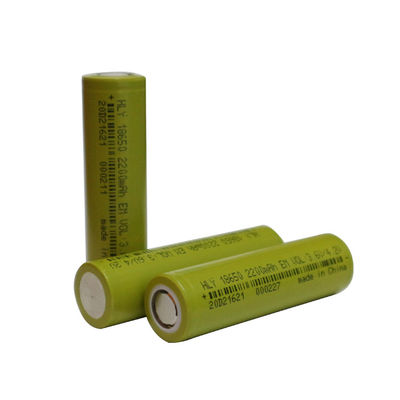 FCC 18650 রিচার্জেবল 2200mAh লিথিয়াম আয়ন ব্যাটারি উচ্চ ডিসচার্জ রেট